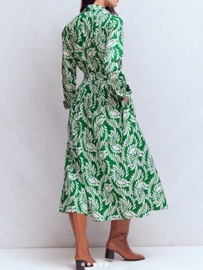 NEW Boden Alexa Long Sleeve Midi Dress